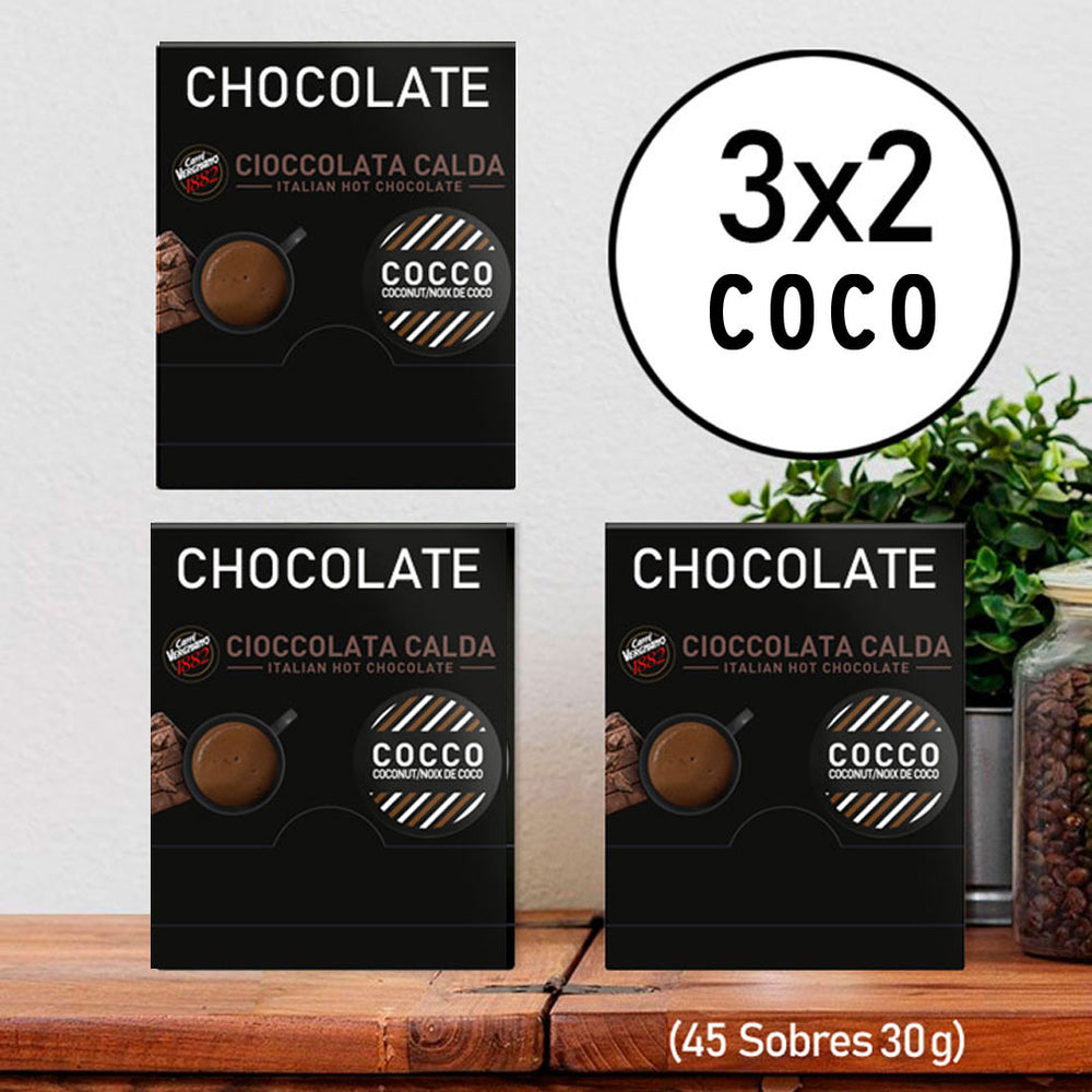 3 X 2 CHOCOLATE COCO ¡1 GRATIS!